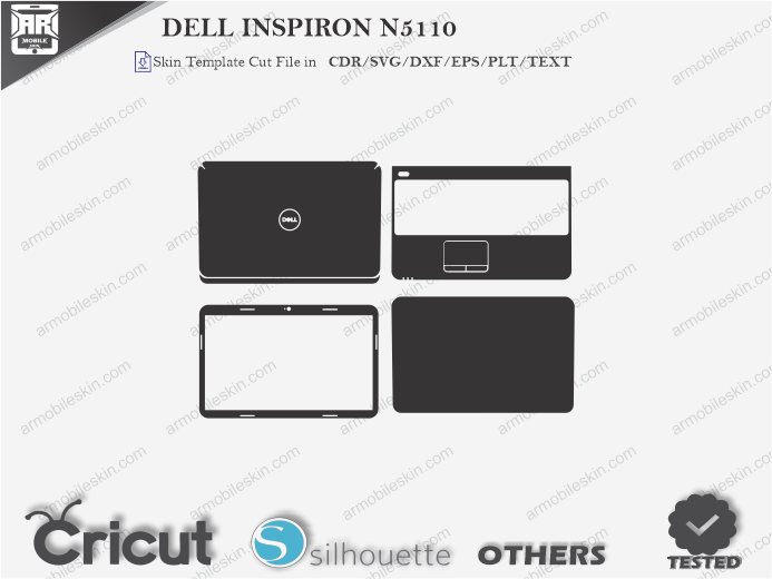 DELL INSPIRON N5110 Skin Template Vector