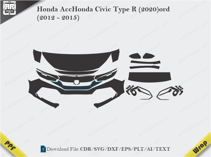 Honda Civic Type R (2020) Car PPF Template