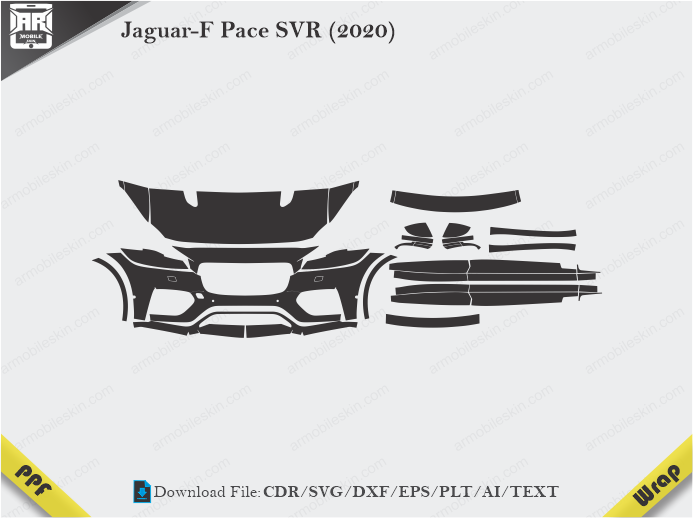 Jaguar-F Pace SVR (2020) Car PPF Template
