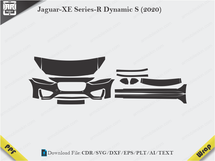 Jaguar-XE Series-R Dynamic S (2020) Car PPF Template