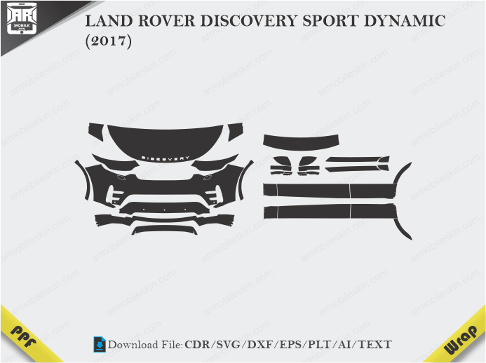 LAND ROVER DISCOVERY SPORT DYNAMIC (2017) Car PPF Template