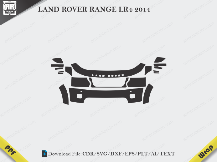 LAND ROVER RANGE LR4 2014 Car PPF Template