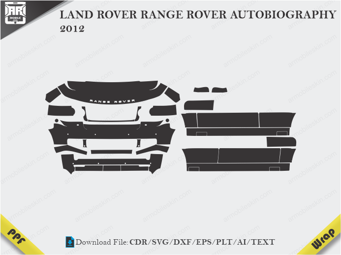 LAND ROVER RANGE ROVER AUTOBIOGRAPHY 2012 Car PPF Template