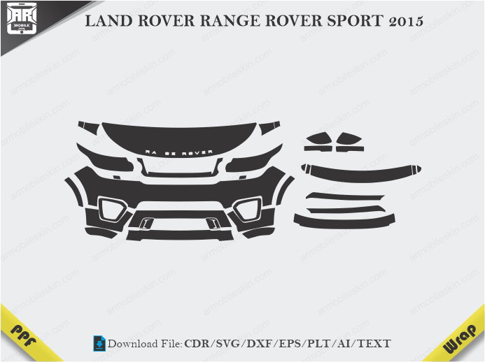 LAND ROVER RANGE ROVER SPORT 2015 Car PPF Template