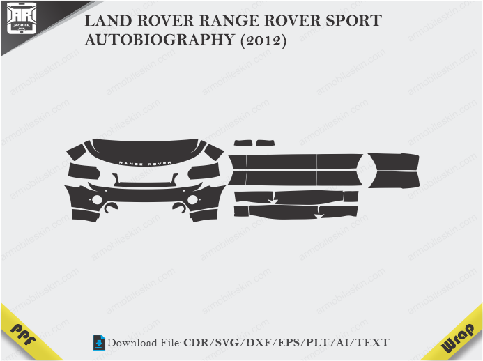 LAND ROVER RANGE ROVER SPORT AUTOBIOGRAPHY (2012) Car PPF Template
