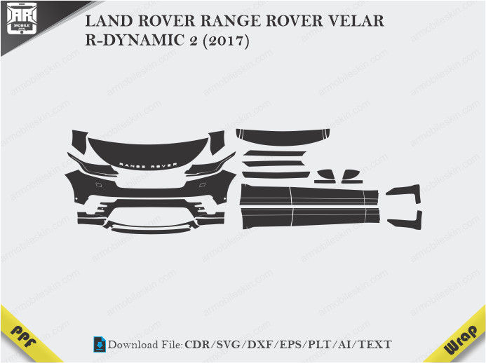 LAND ROVER RANGE ROVER VELAR R-DYNAMIC 2 (2017) Car PPF Template
