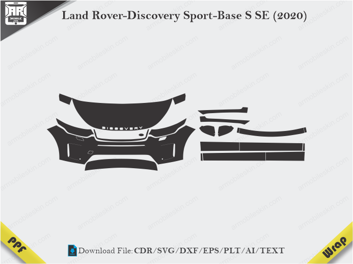 Land Rover-Discovery Sport-Base S SE (2020) Car PPF Template