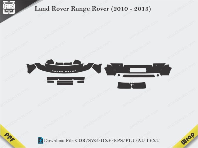 Land Rover Range Rover (2010 – 2013) Car PPF Template