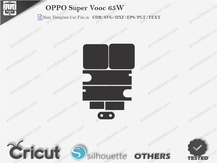 OPPO Super Vooc 65W Skin Template Vector
