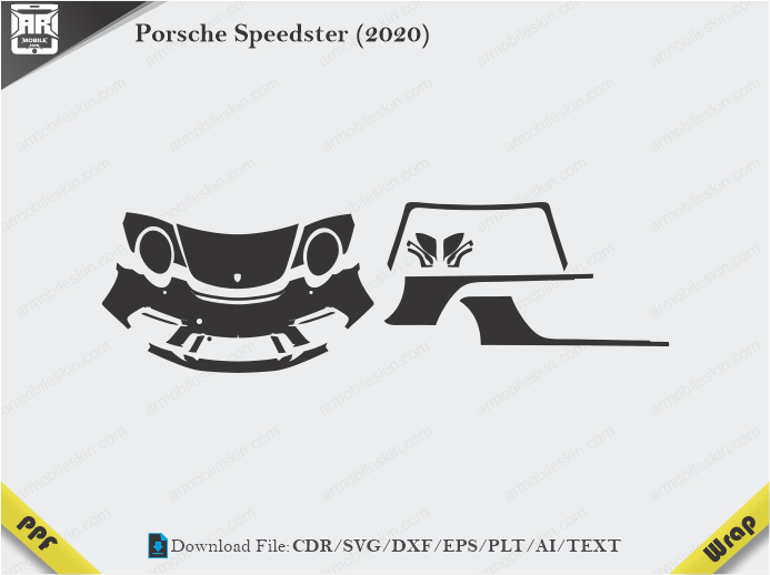 Porsche Speedster (2020) Car PPF Template