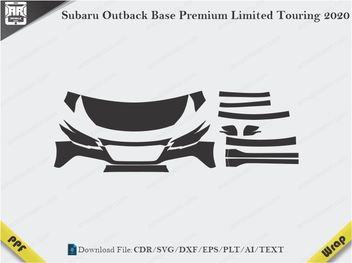 Subaru Outback Base Premium Limited Touring 2020 Car PPF Template