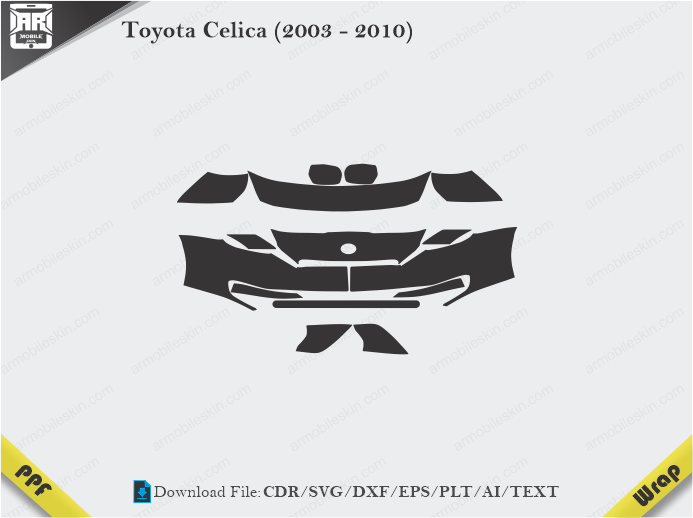 Toyota Celica (2003 - 2010) Car PPF Template
