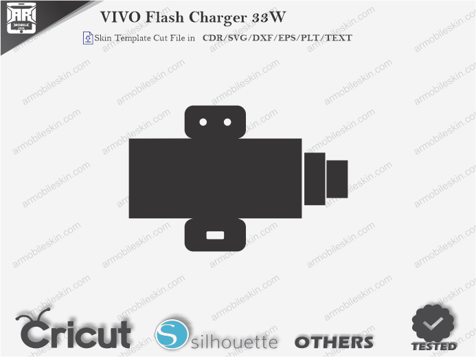 VIVO Flash Charger 33W Skin Template Vector