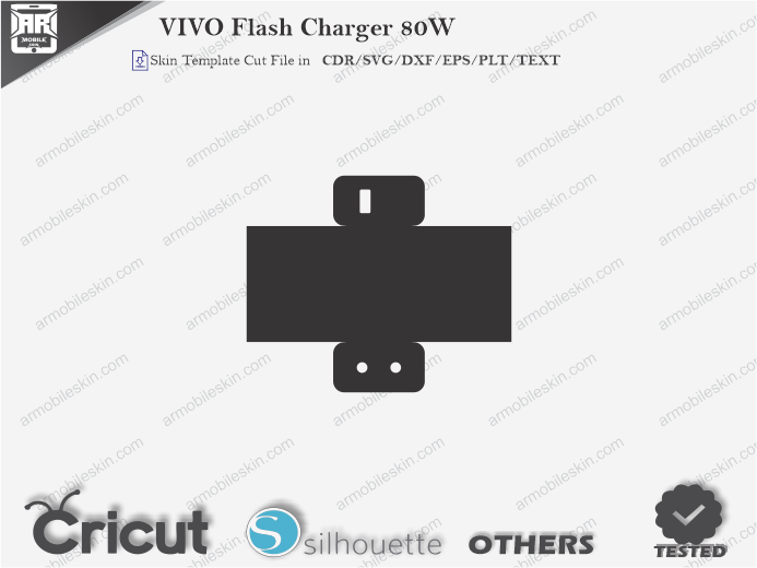 VIVO Flash Charger 80W Skin Template Vector