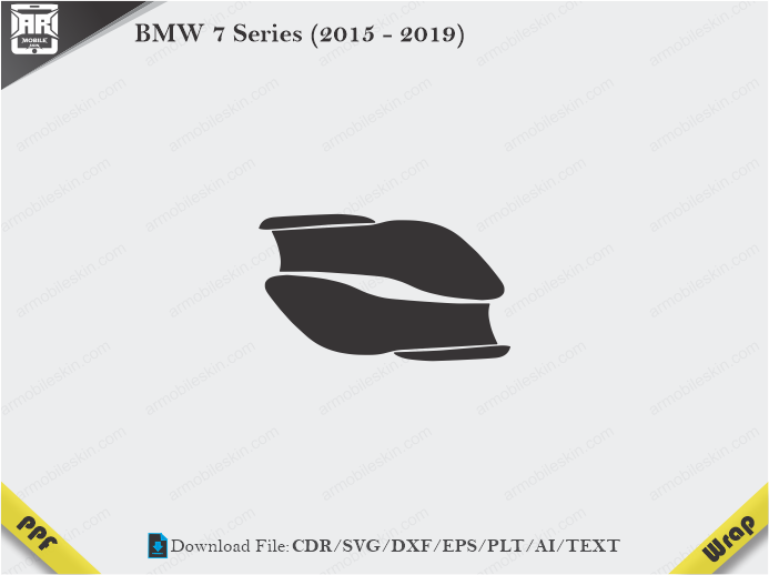 BMW 7 Series (2015 - 2019) Car Headlight Template