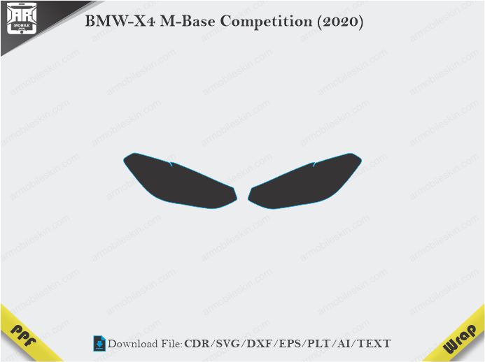 BMW-X4 M-Base Competition (2020) Car Headlight Template