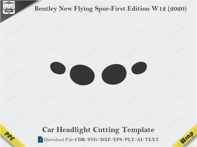 Bentley New Flying Spur-First Edition W12 (2020) Car Headlight Template