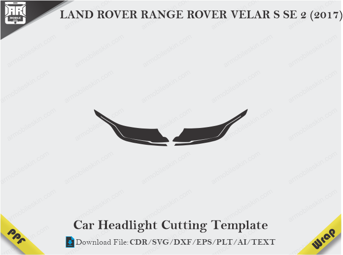 LAND ROVER RANGE ROVER VELAR S SE 2 (2017) Car Headlight Template