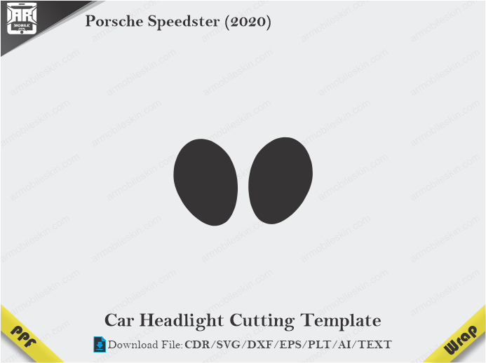 Porsche Speedster (2020) Car Headlight Template