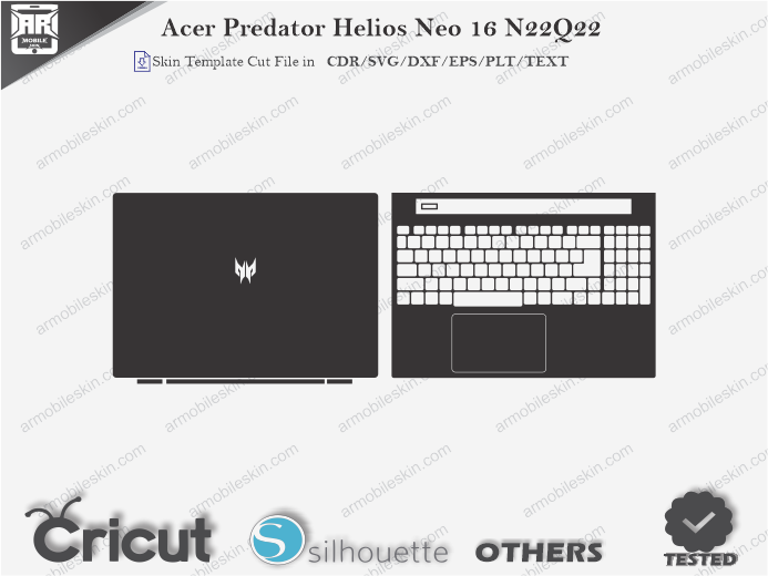 Acer Predator Helios Neo 16 N22Q22 Skin Template Vector