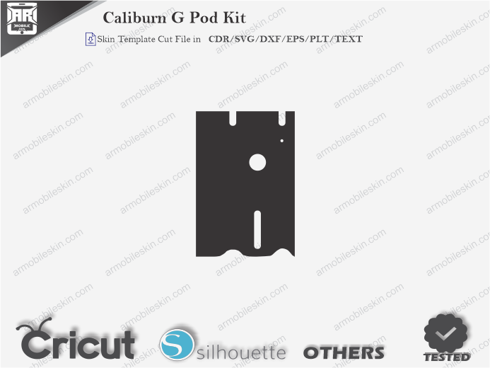 Caliburn G Pod Kit Skin Template Vector