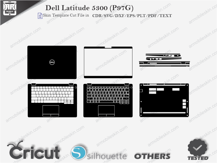 Dell Latitude 5300 (P97G) Skin Template Vector
