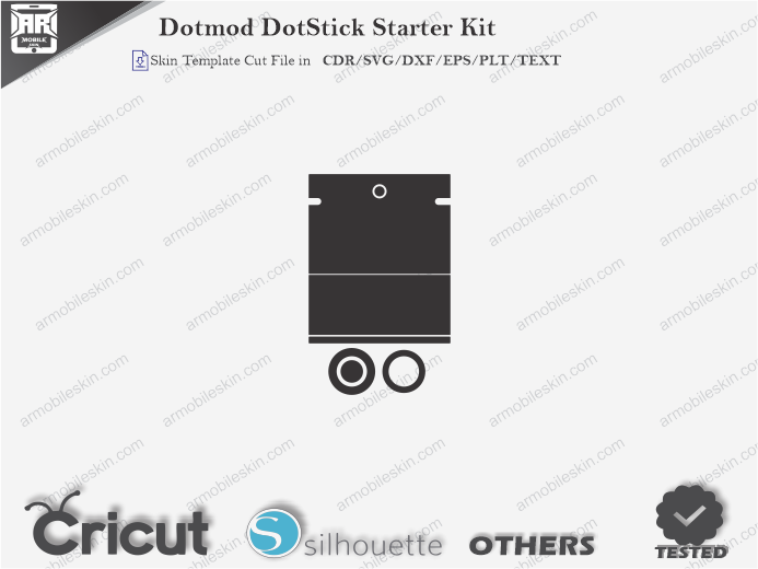 Dotmod DotStick Starter Kit Skin Template Vector