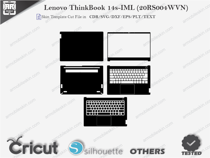 Lenovo ThinkBook 14s-IML (20RS004WVN) Skin Template Vector