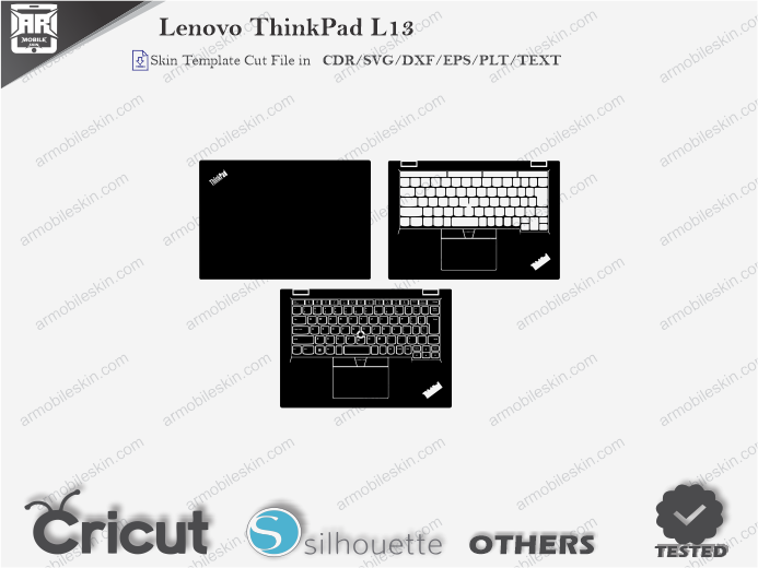 Lenovo ThinkPad L13 Skin Template Vector