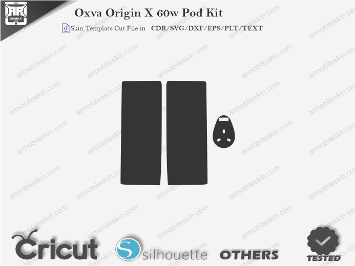 Oxva Origin X 60w Pod Kit Skin Template Vector
