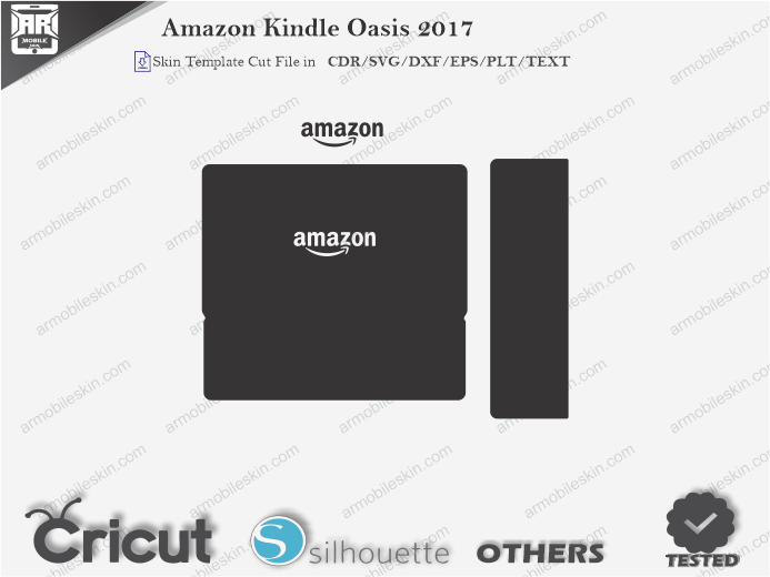 Amazon Kindle Oasis 2017 Skin Template Vector
