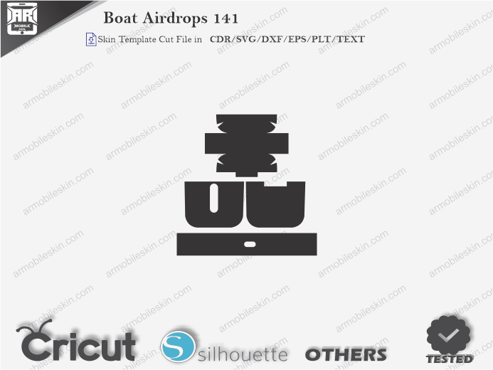 Boat Airdrops 141 Skin Template Vector