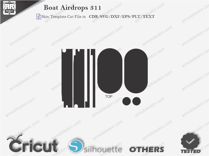 Boat Airdrops 311 Skin Template Vector