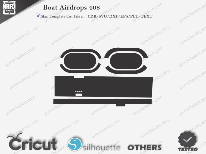 Boat Airdrops 408 Skin Template Vector