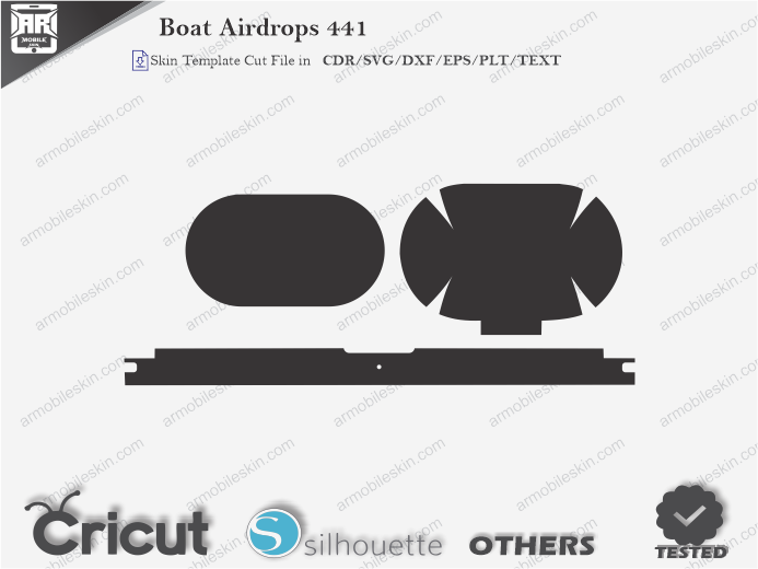 Boat Airdrops 441 Skin Template Vector