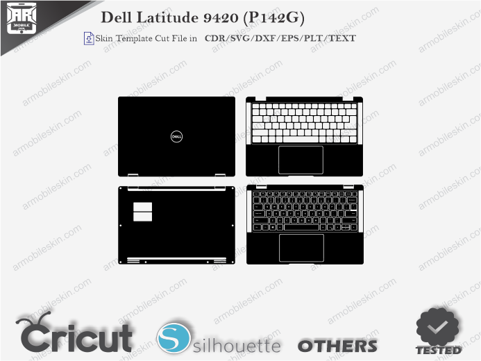 Dell Latitude 9420 (P142G) Skin Template Vector