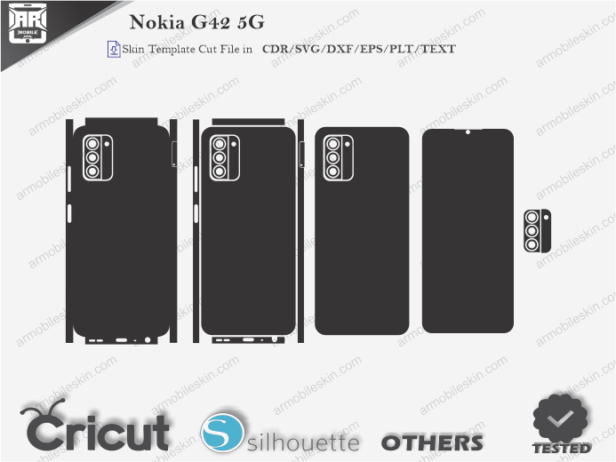 Nokia G42 5G Skin Template Vector