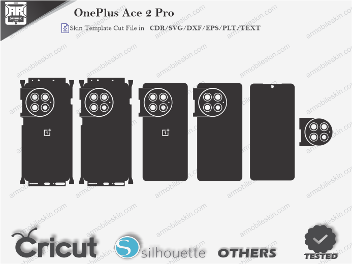 OnePlus Ace 2 Pro Skin Template Vector