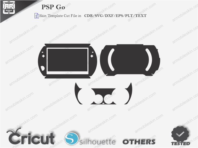 PSP Go Skin Template Vector