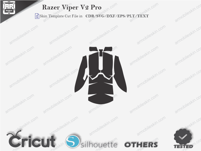 Razer Viper V2 Pro Skin Template Vector
