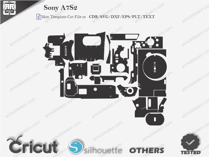 Sony A7S2 Skin Template Vector