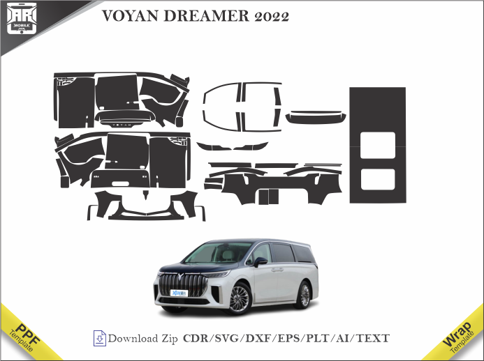 VOYAN DREAMER 2022 Car PPF Template