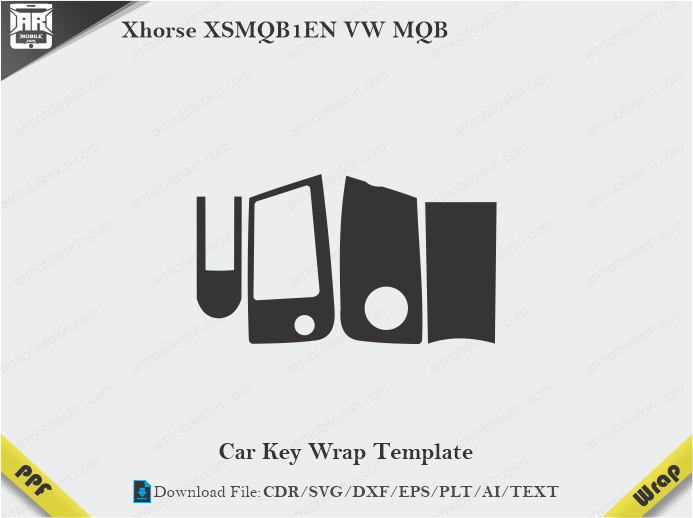 Xhorse XSMQBIEN VW MQB Car Key Wrap Template Vector