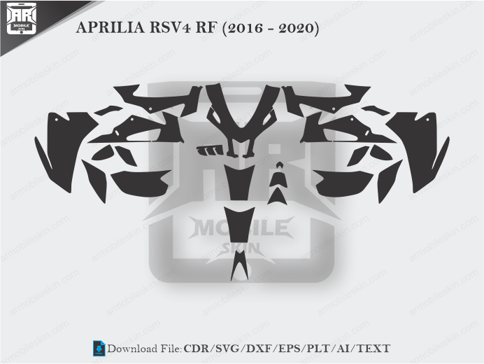 APRILIA RSV4 RF (2016 - 2020) Vinyl Wrap Template