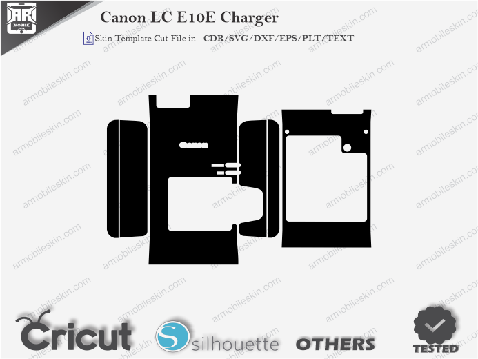 Canon LC E10E Charger Skin Template Vector