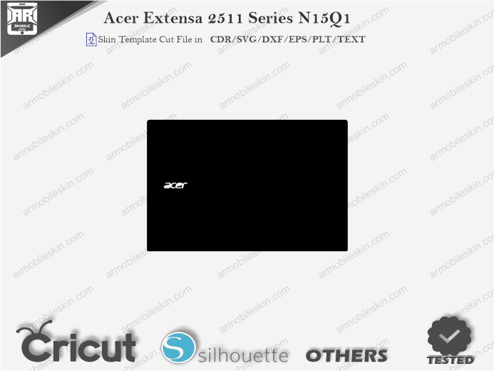 Acer Extensa 2511 Series N15Q1 Skin Template Vector
