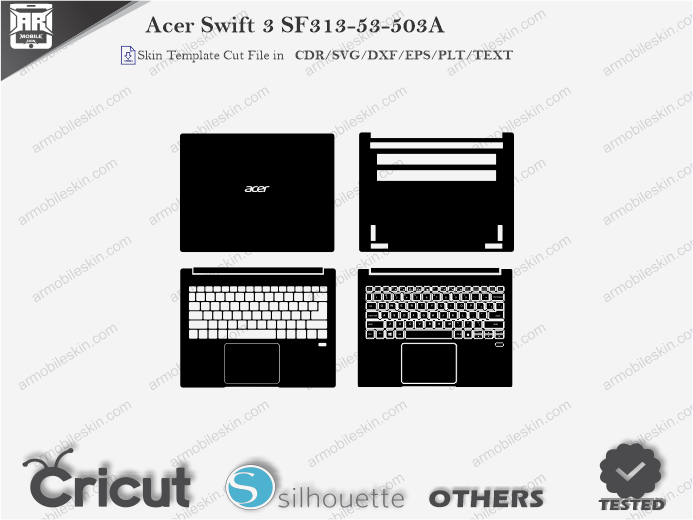 Acer Swift 3 SF313-53-503A Skin Template Vector