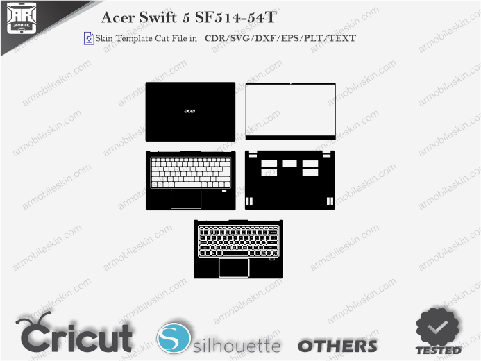 Acer Swift 5 SF514-54T Skin Template Vector