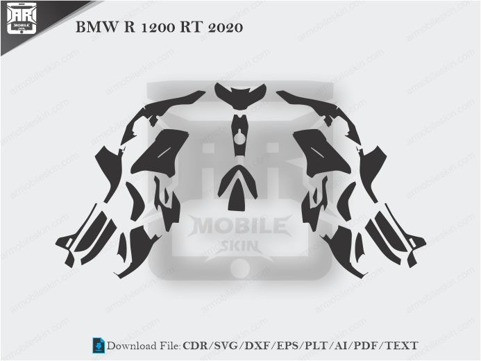 BMW R 1200 RT 2020 Wrap Skin Template