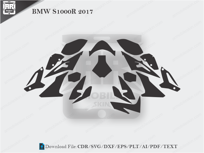 BMW S1000R 2017 Wrap Skin Template